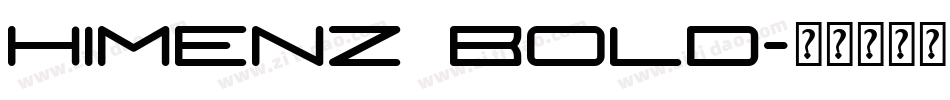 HIMENZ Bold字体转换